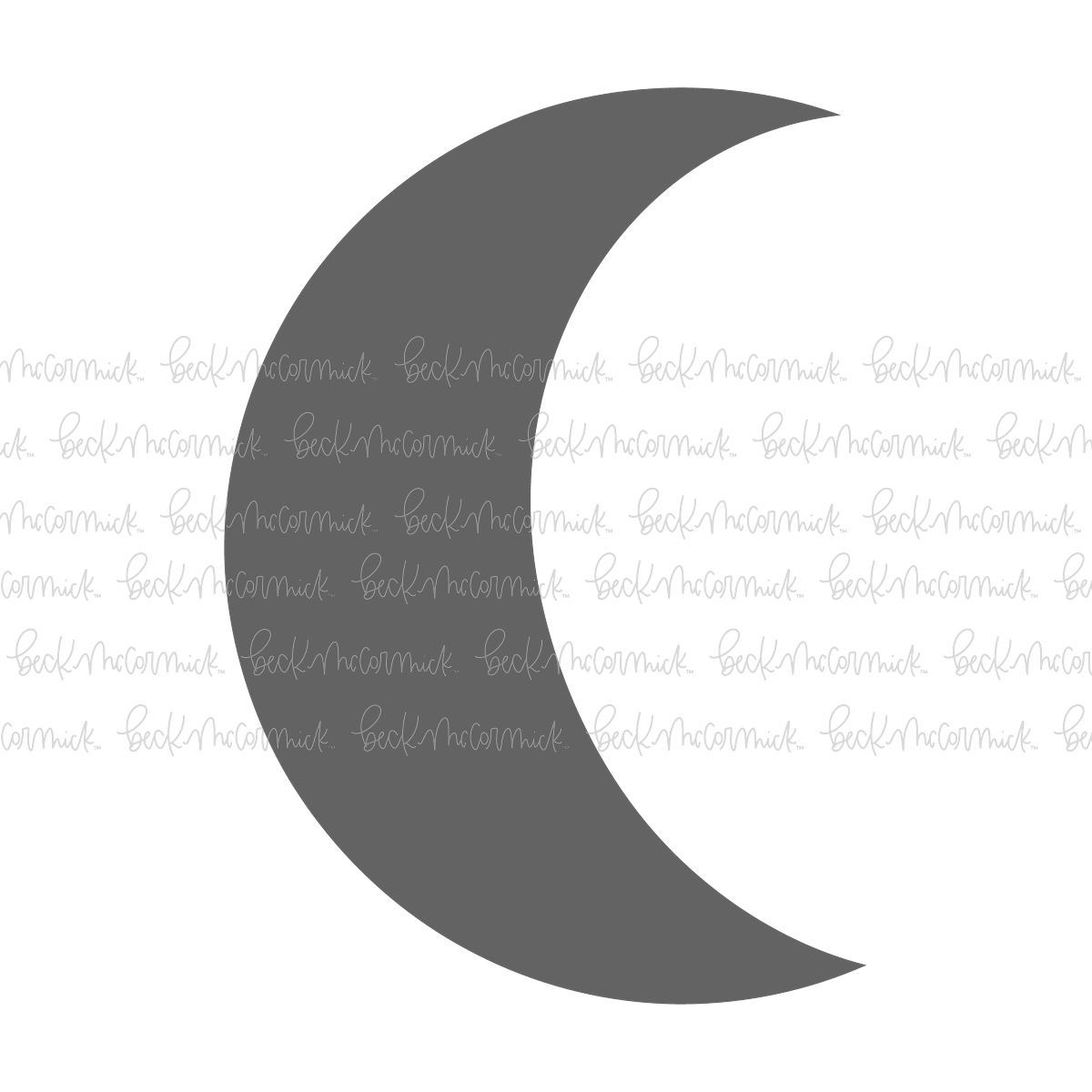 Crescent Moon 2 - Halloween SVG File