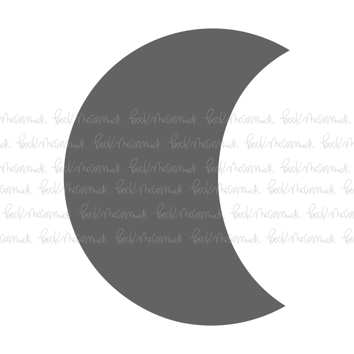 Crescent Moon 3 - Halloween SVG File