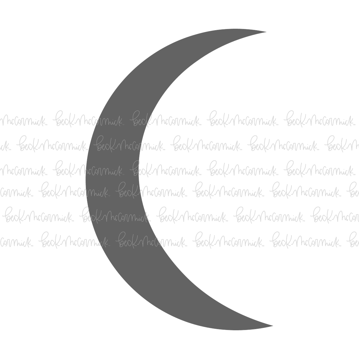 Crescent Moon - Halloween SVG File