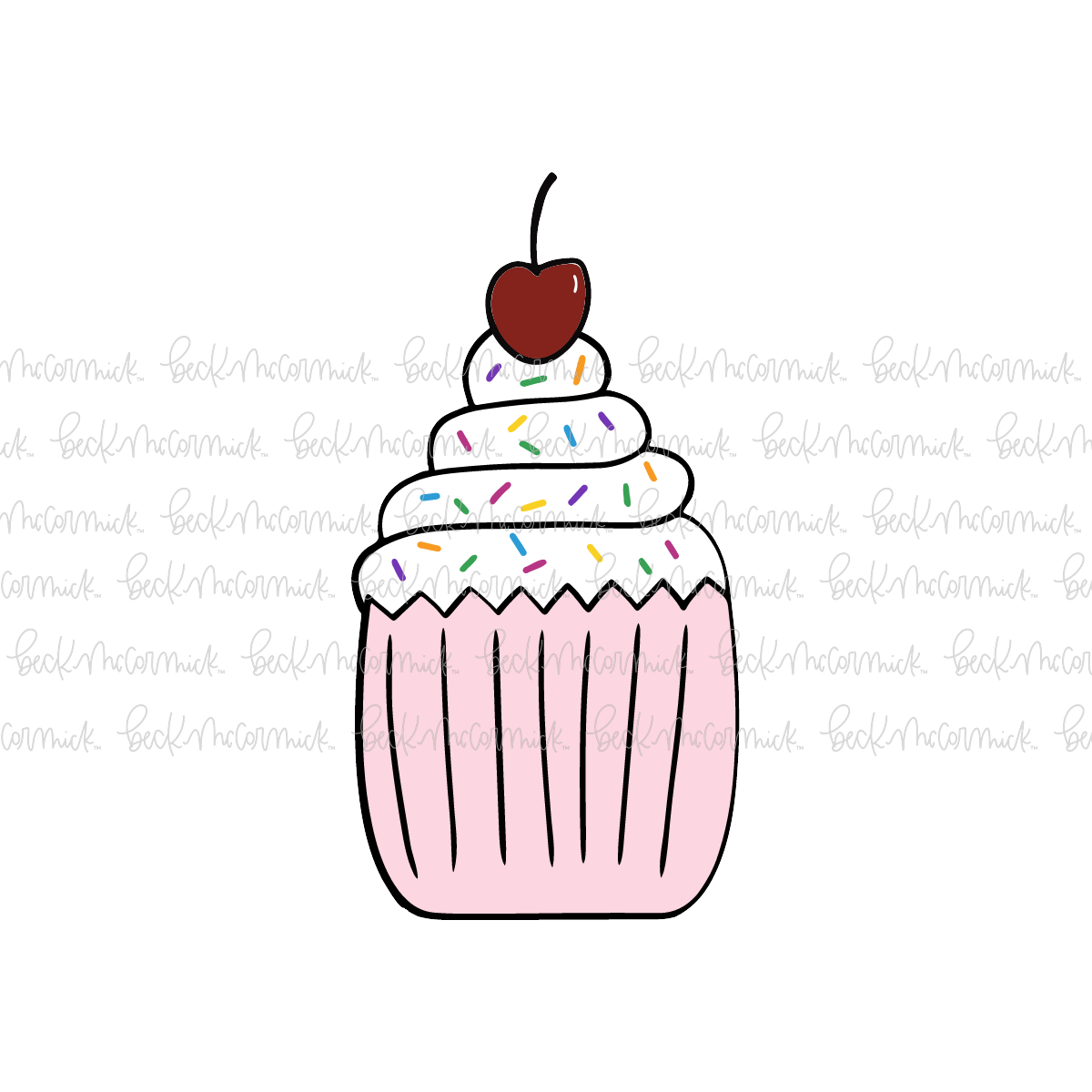 Cupcake - Doodle SVG, Graphics