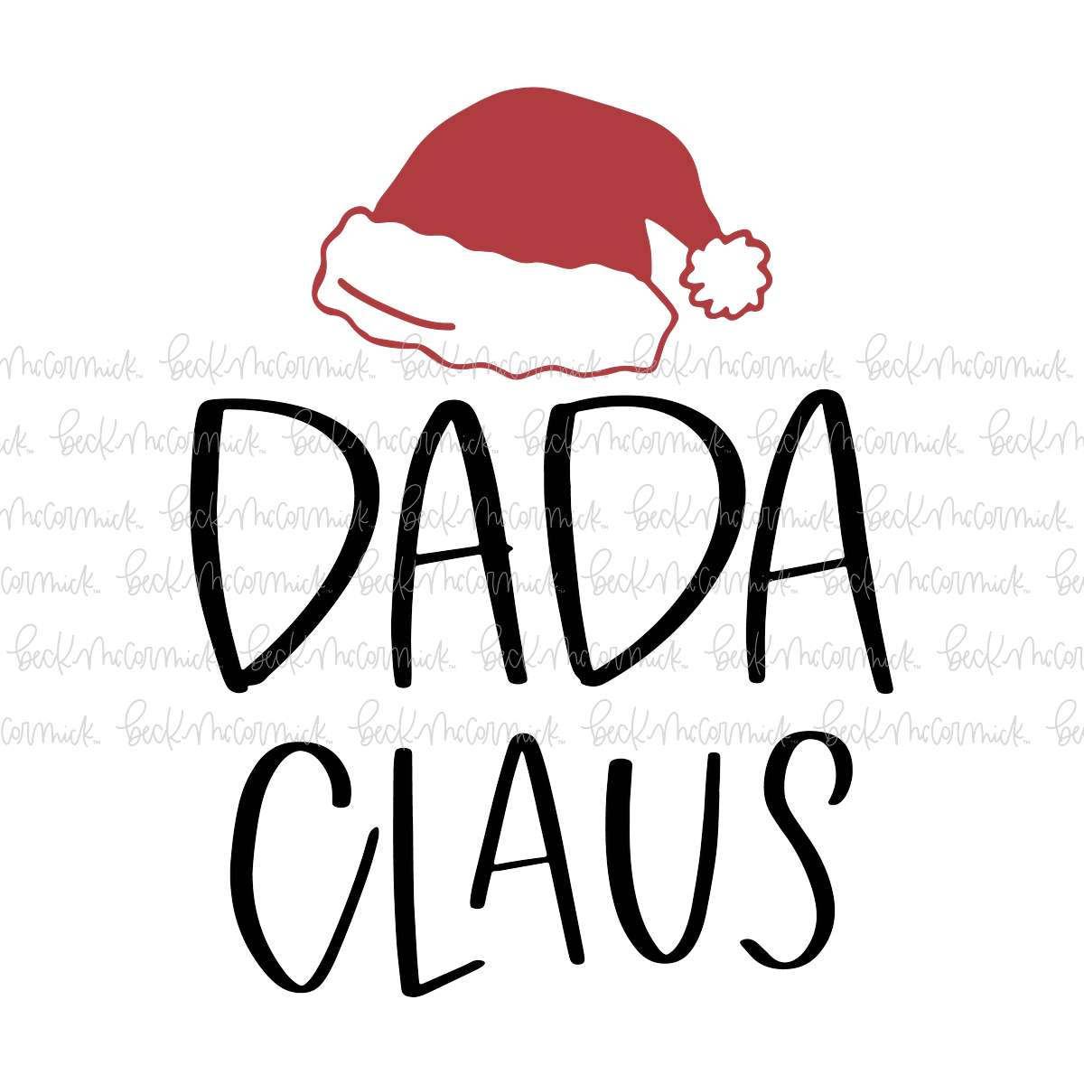 Dada Claus - Christmas SVG File