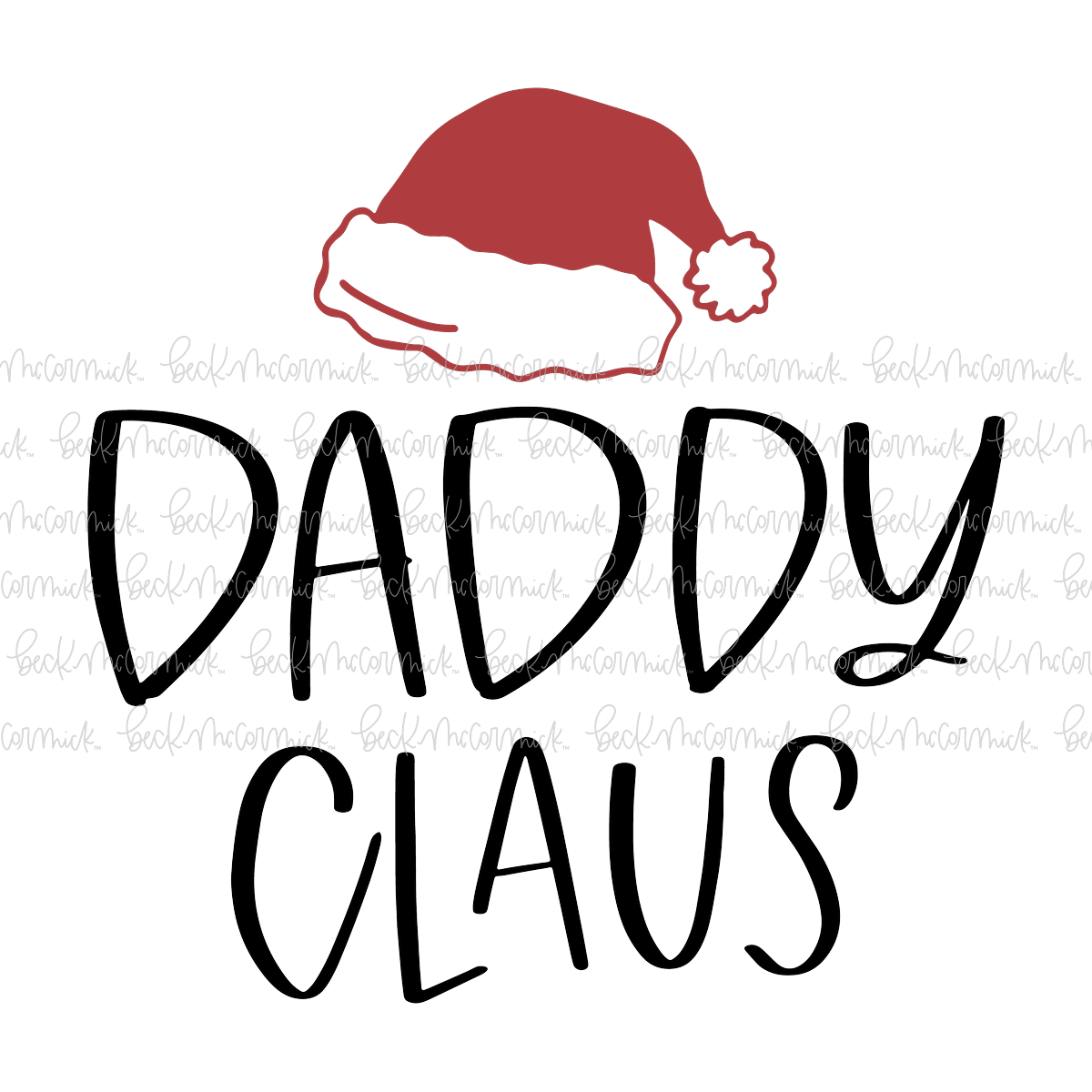 Daddy Claus - Christmas SVG File