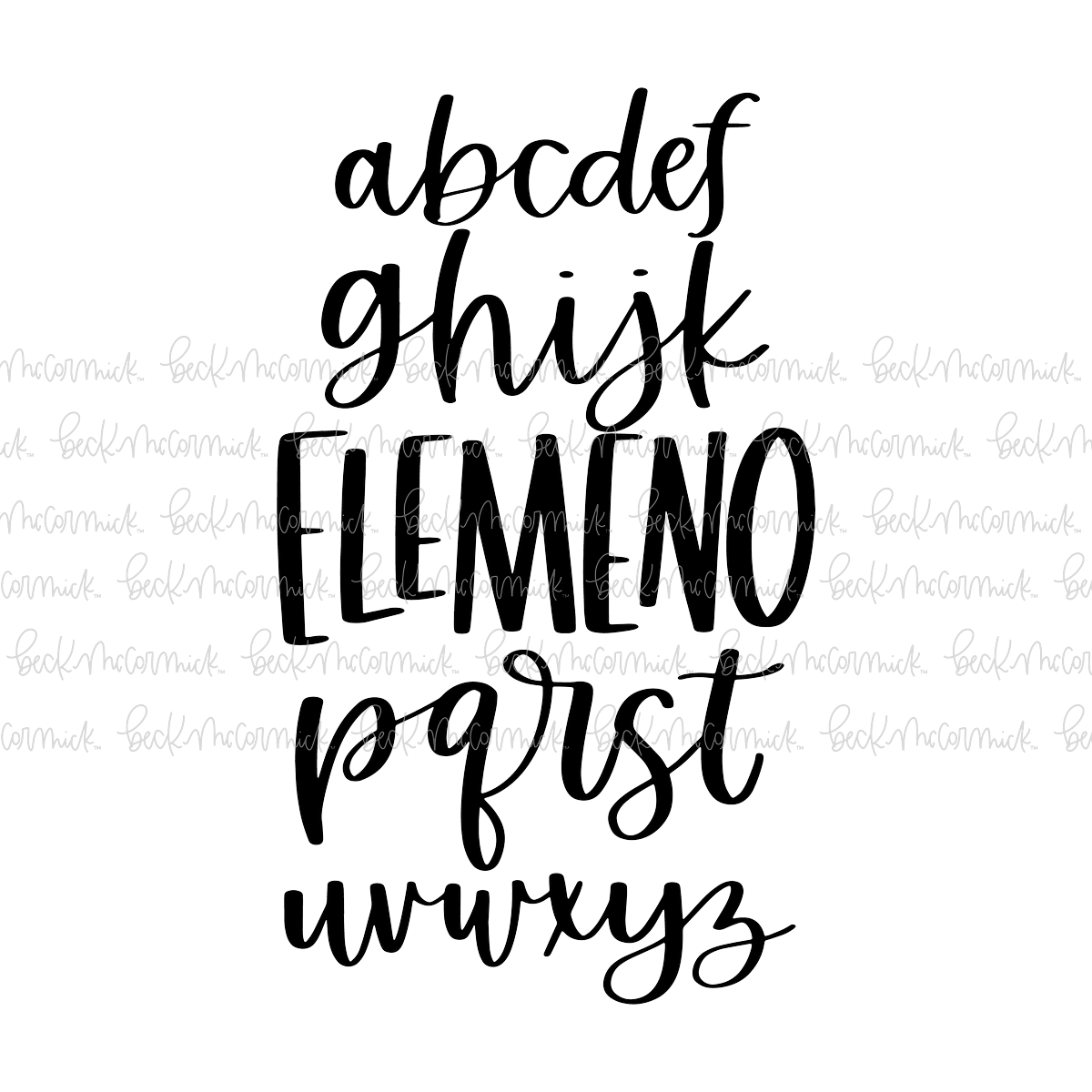 Elemeno - Family SVG File, Home SVG File