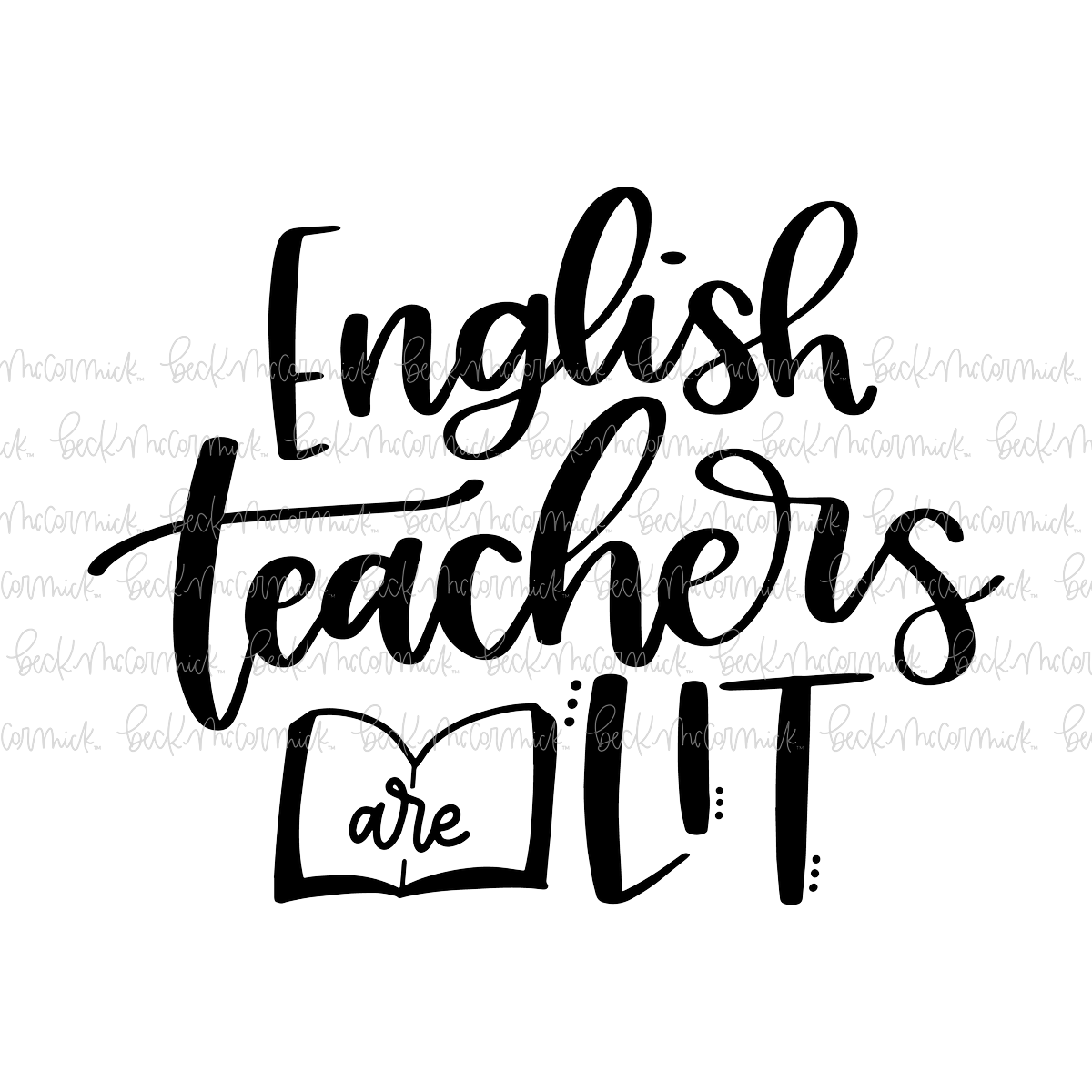 English Teachers - Teacher SVG File