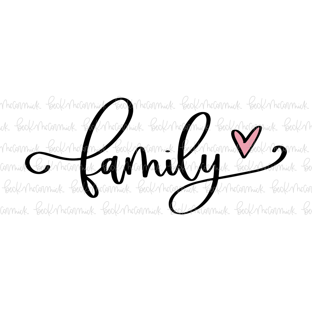 Family With Heart - Family SVG File, Home SVG File