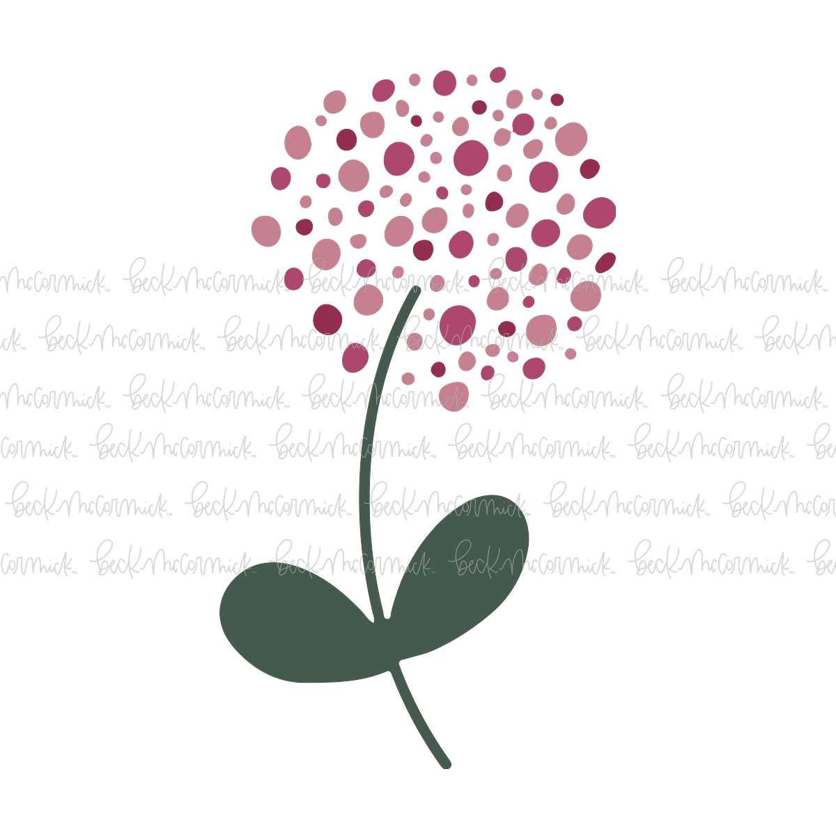 Flower Puff - Doodle SVG, Graphics