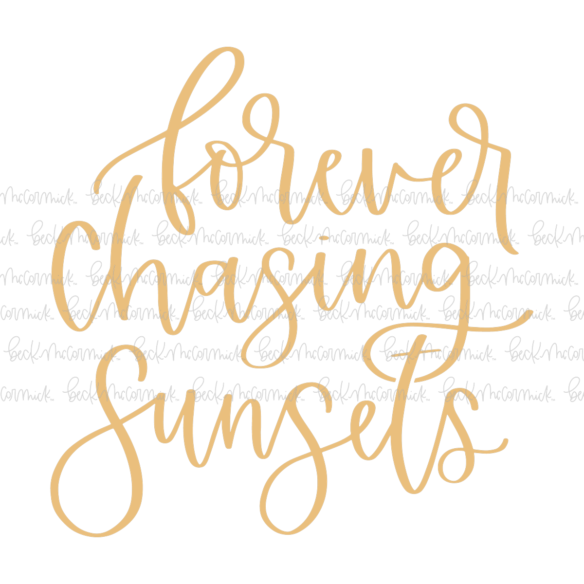 Forever Chasing Sunsets 2 - Summer SVG File