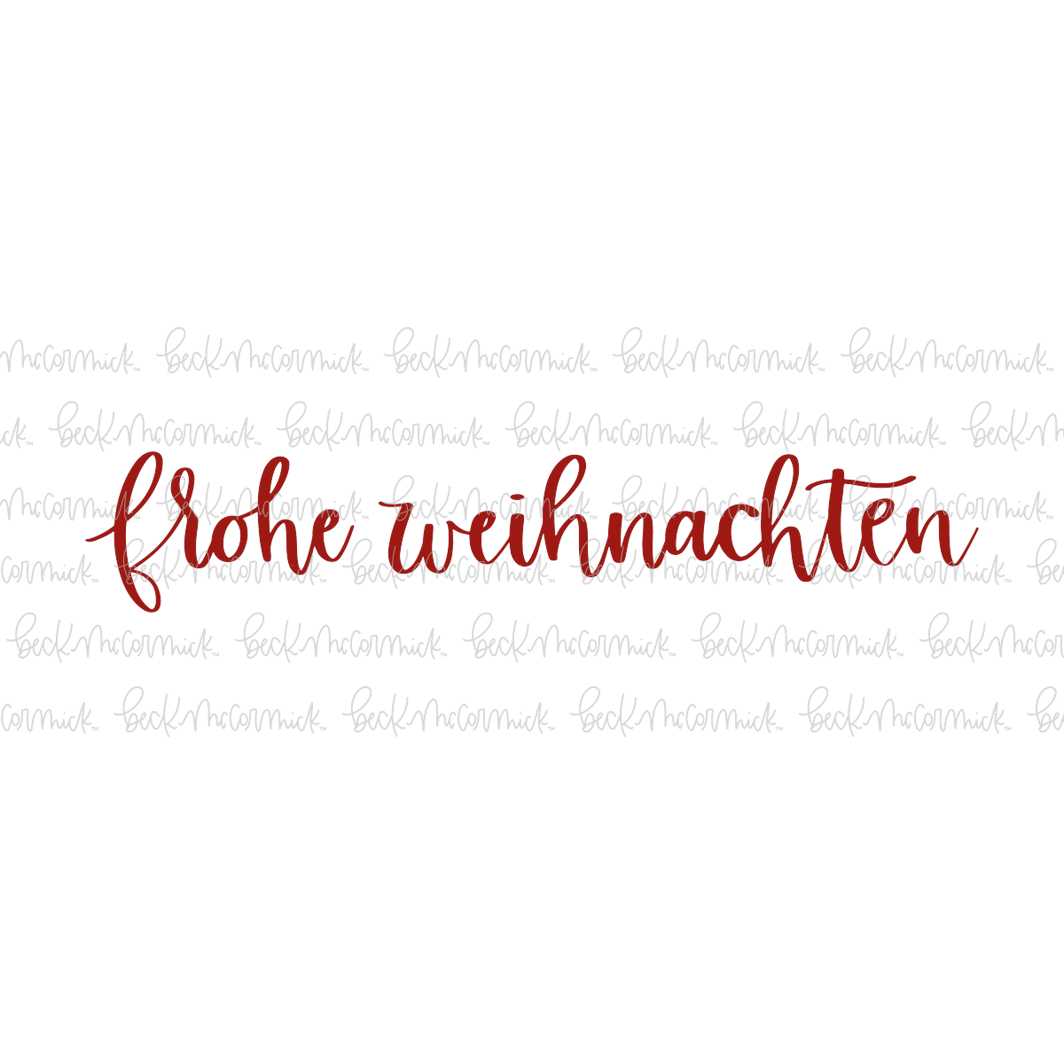 Frohe Weihnachten 2 - Christmas SVG File