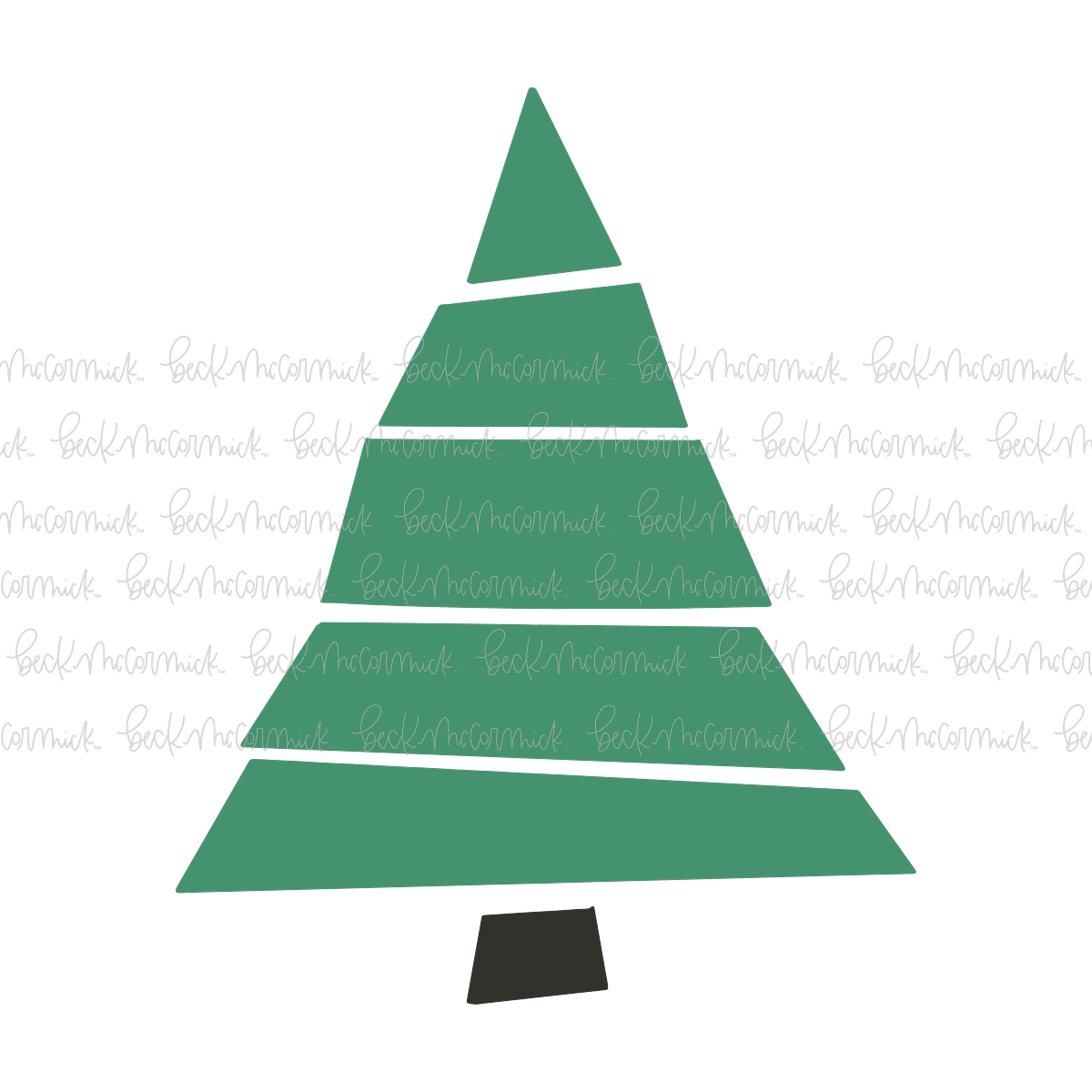 Geometric Christmas Tree - Christmas SVG File