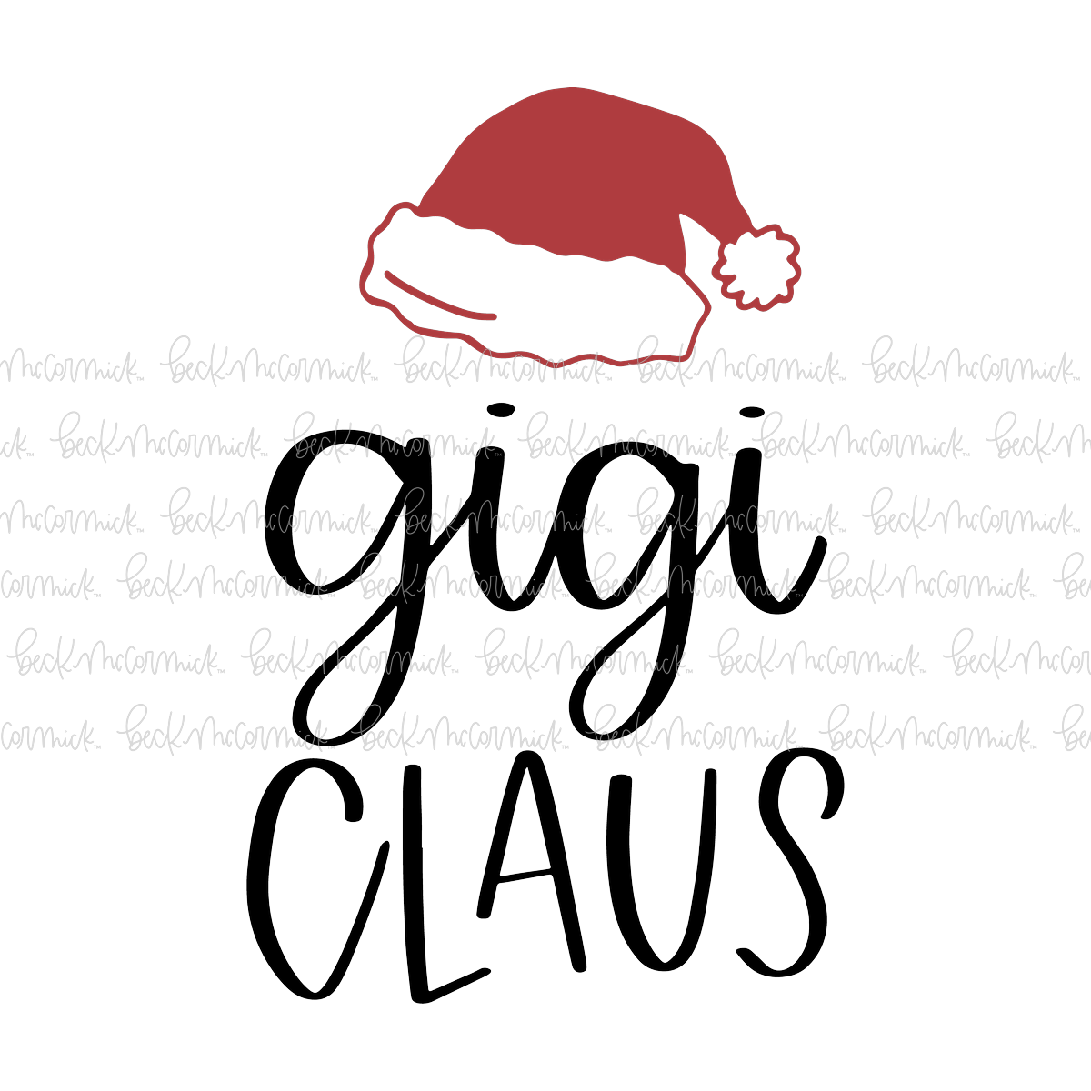 Gigi Claus - Christmas SVG File
