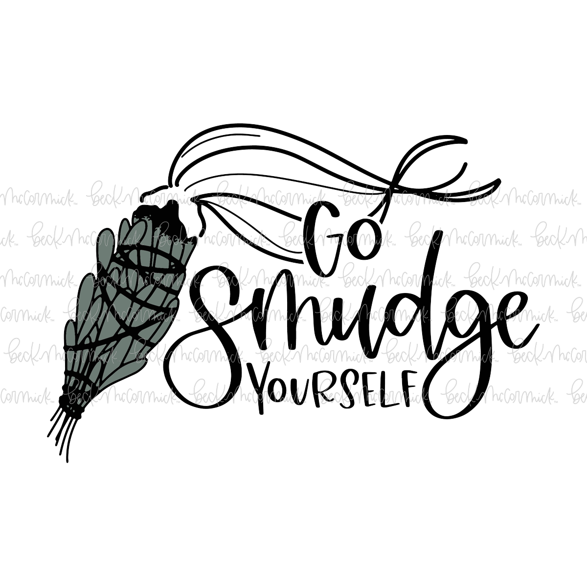Go Smudge Yourself - Halloween SVG File