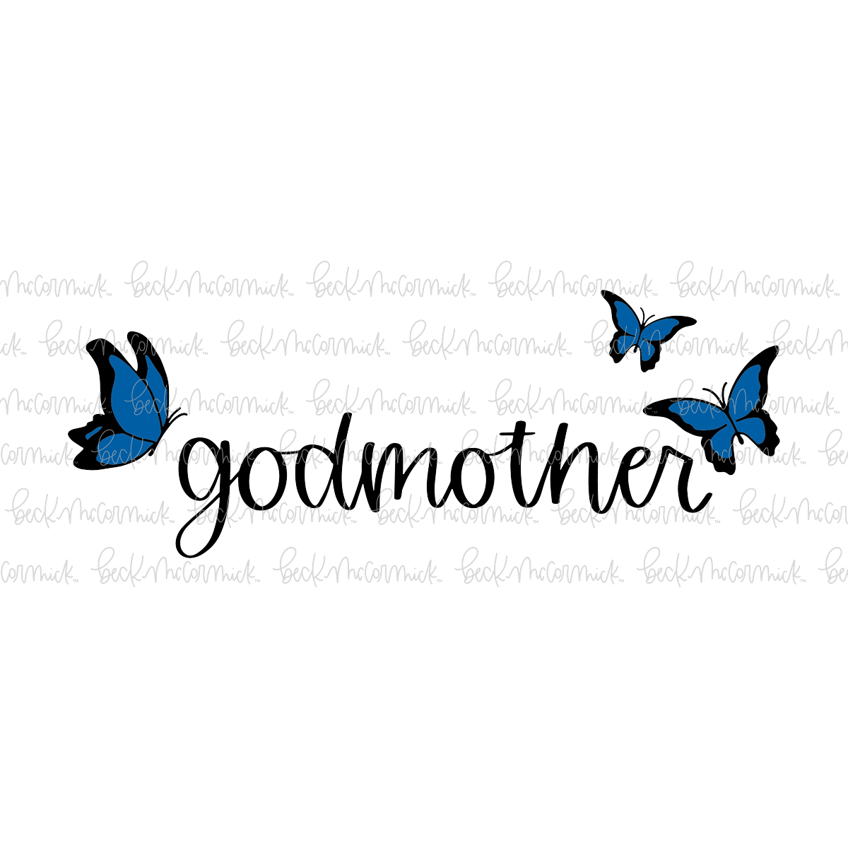 Godmother Butterflies - Family SVG File