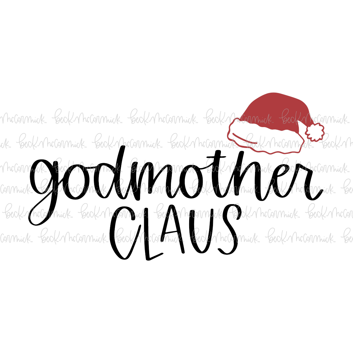 Godmother Claus - Christmas SVG File