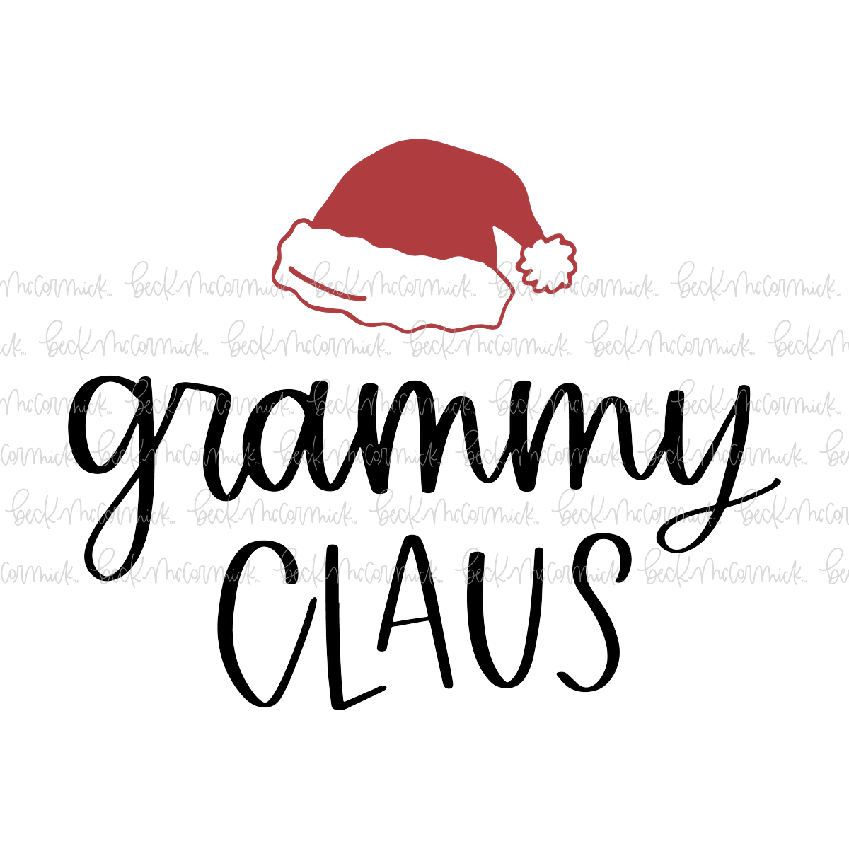Grammy Claus - Christmas SVG File