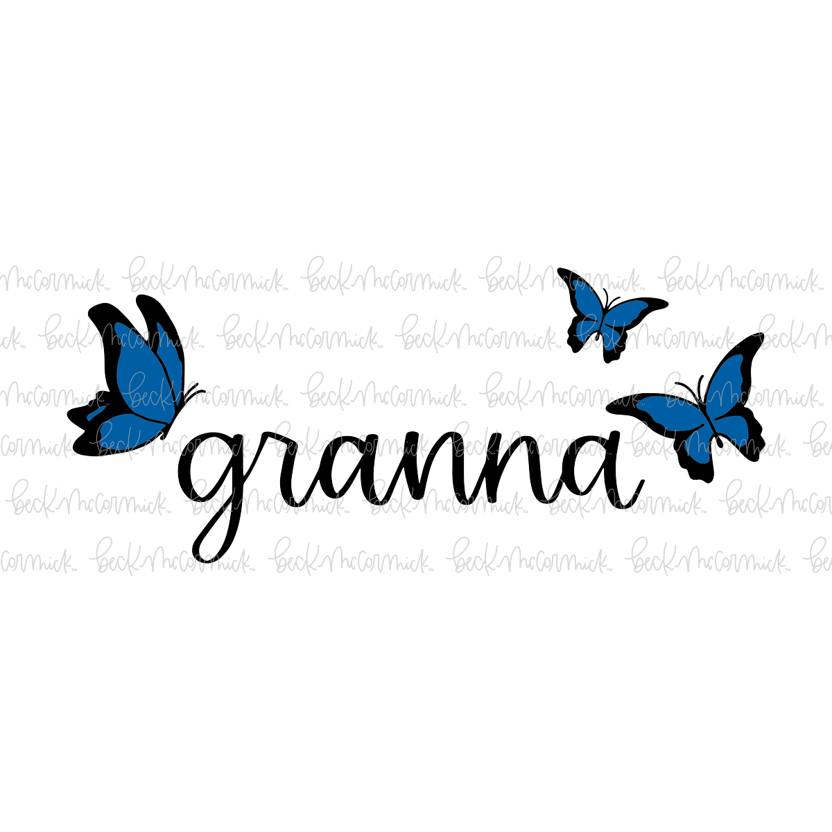 Granna Butterflies - Family SVG File