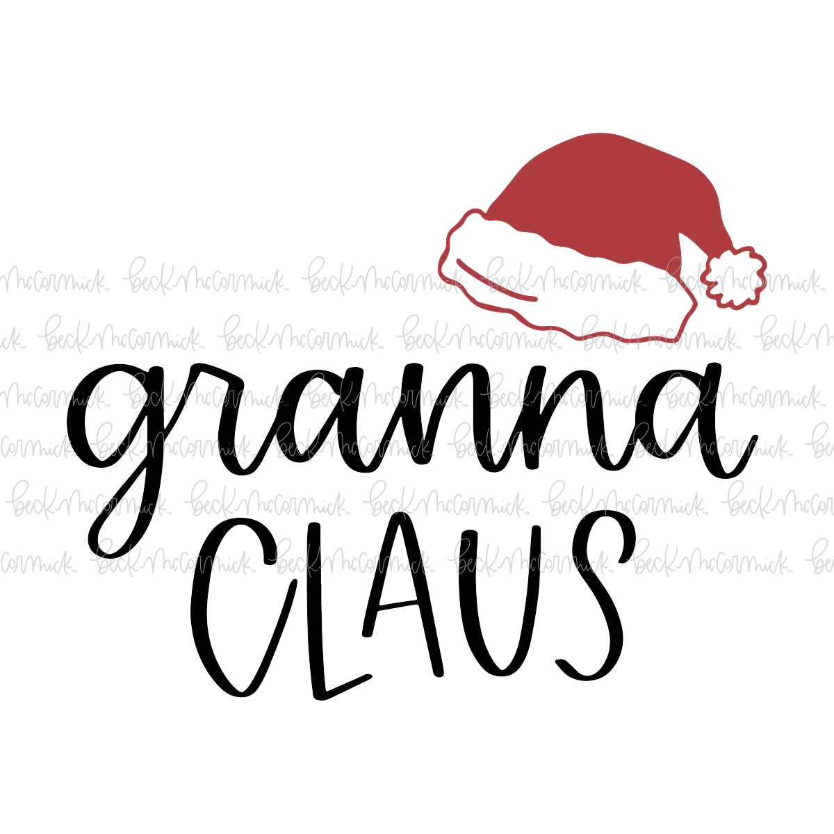 Granna Claus - Christmas SVG File
