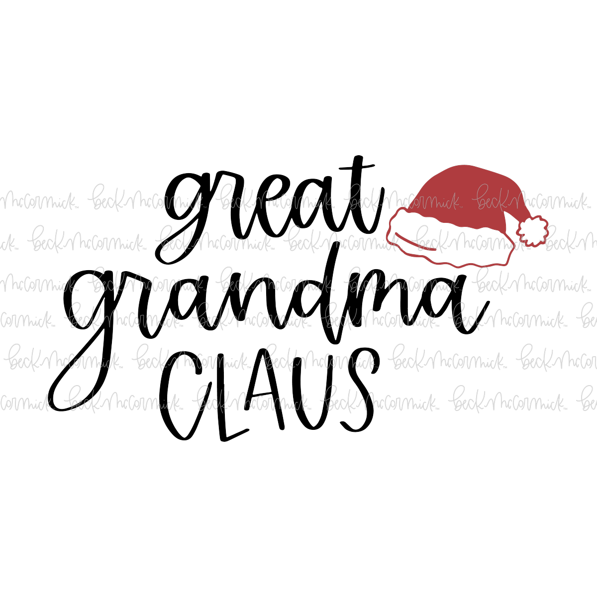 Great Grandma Claus - Christmas SVG File