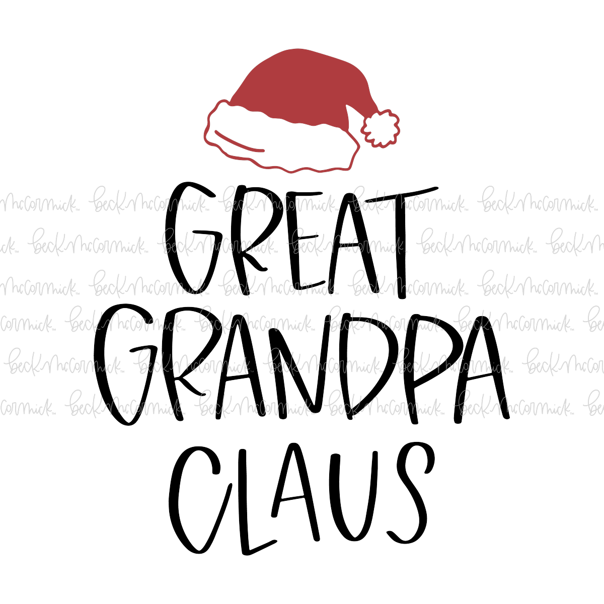 Great Grandpa Claus - Christmas SVG File