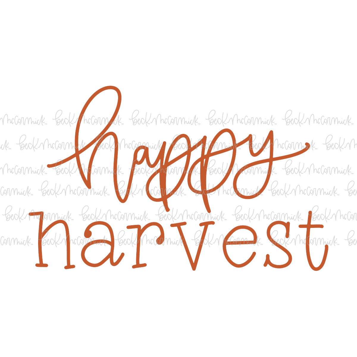 Happy Harvest - Thanksgiving SVG and Fall SVG