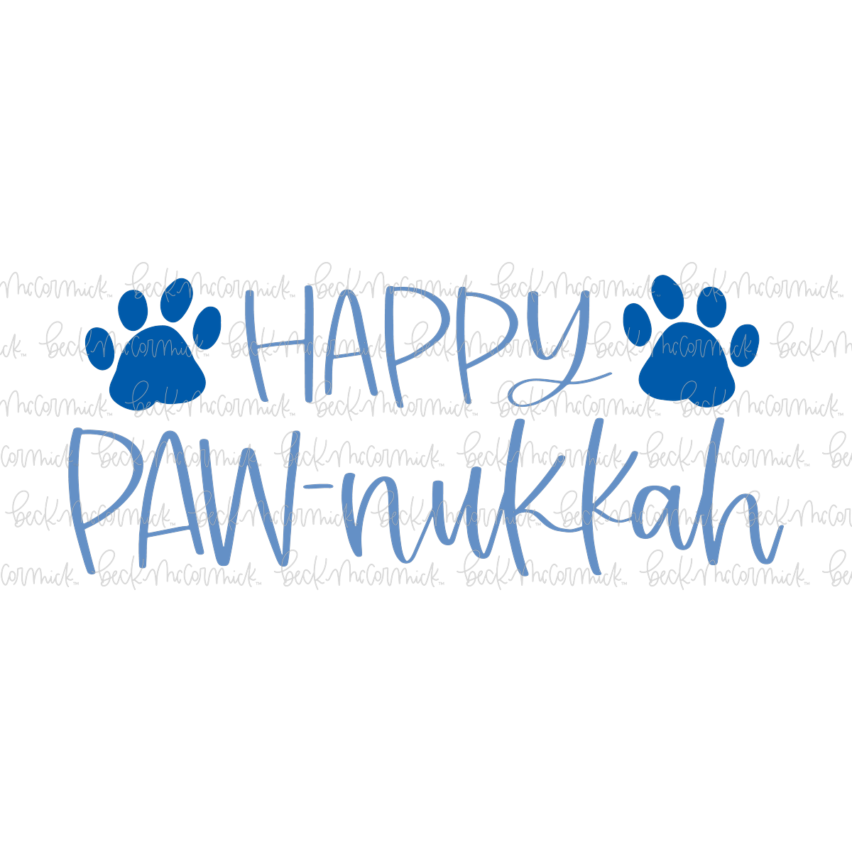 Happy Pawnukkah - Christmas SVG File