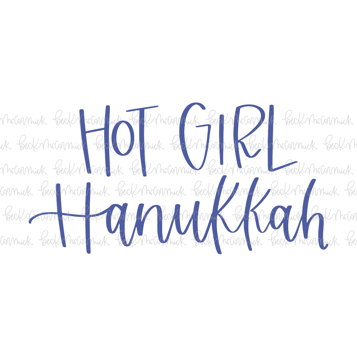 Hot Girl Hanukkah - Christmas SVG File