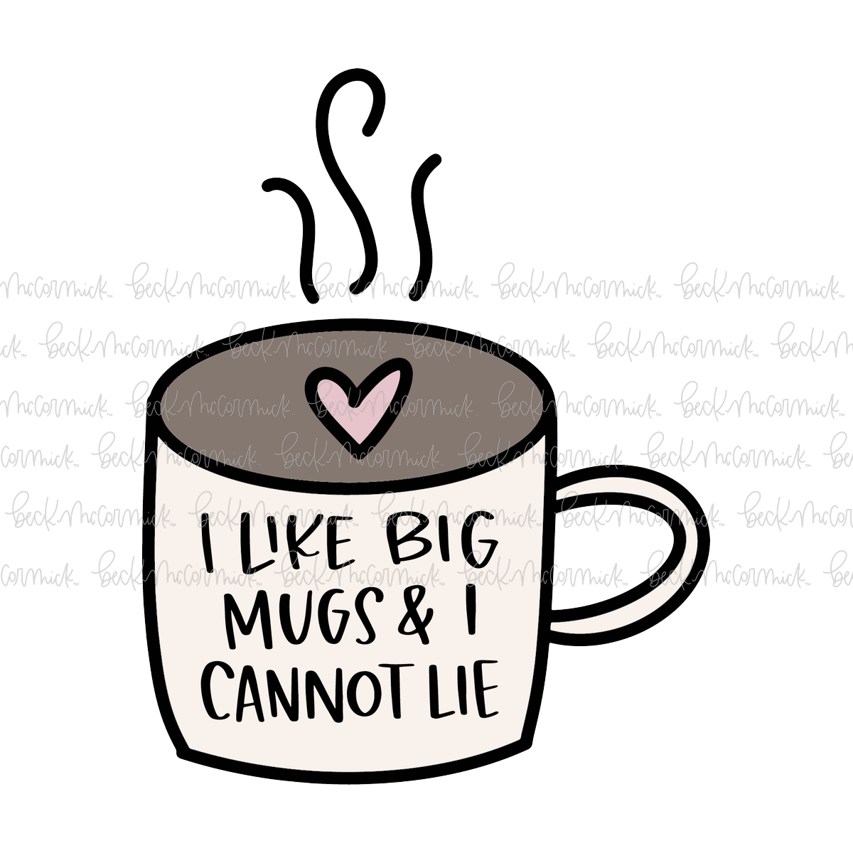 I Like Big Mugs And I Cannot Lie - Christmas SVG File