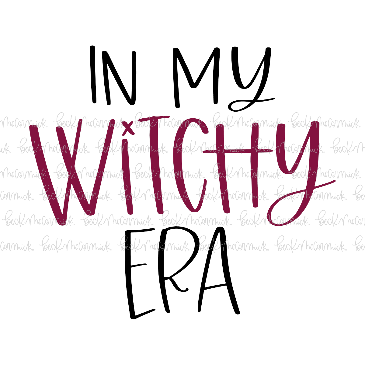 In My Witchy Era - Halloween SVG File