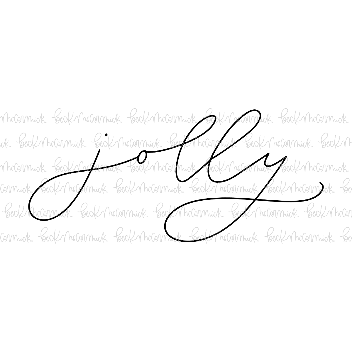Jolly 2 - Christmas SVG File
