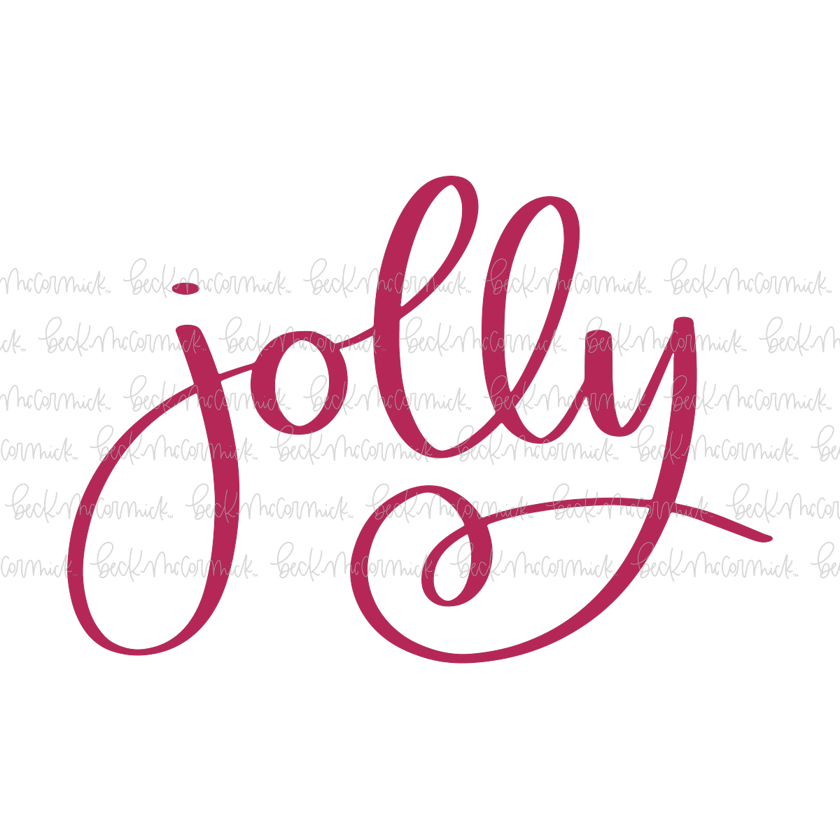 Jolly - Christmas SVG File