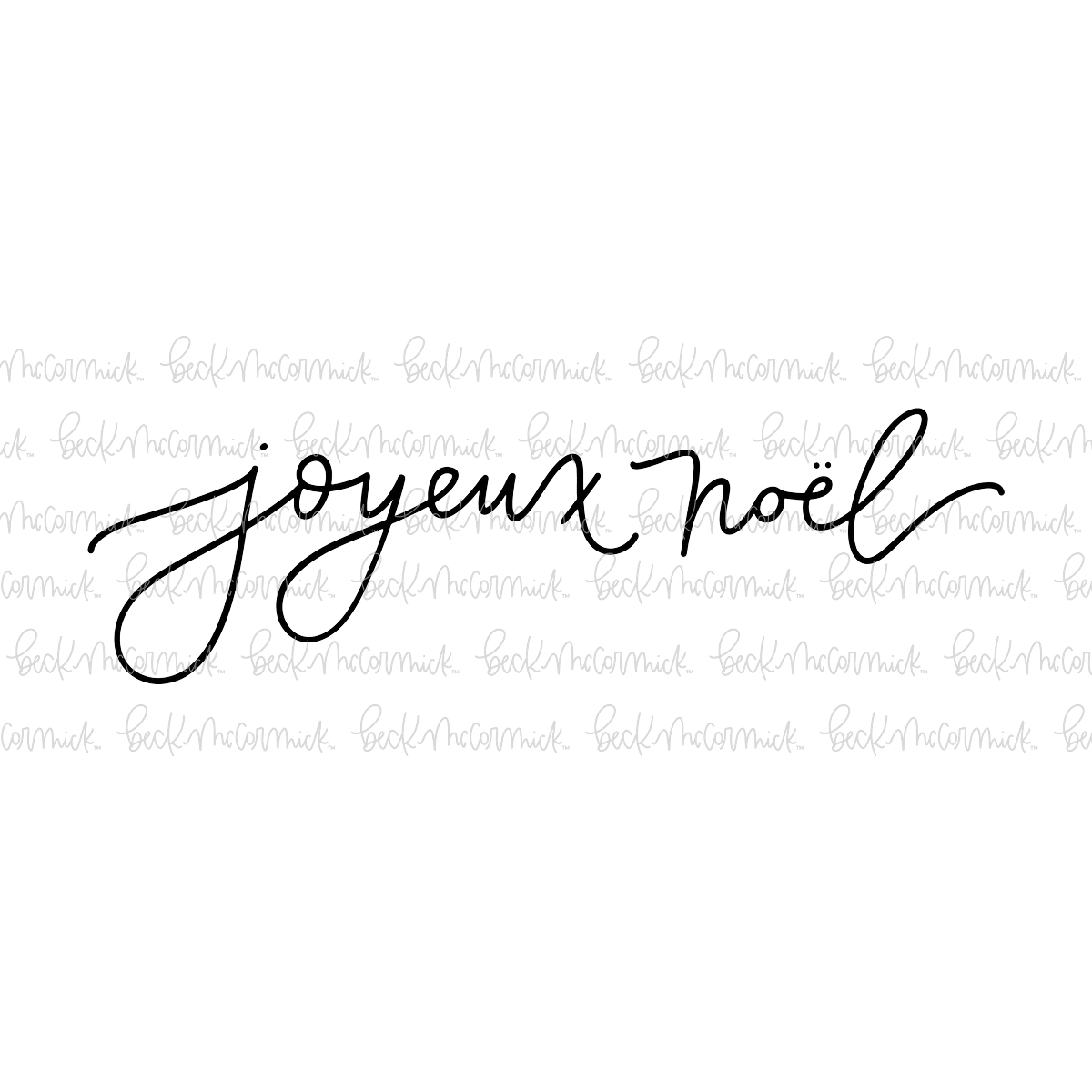 Joyeux Noel 3 - Christmas SVG File