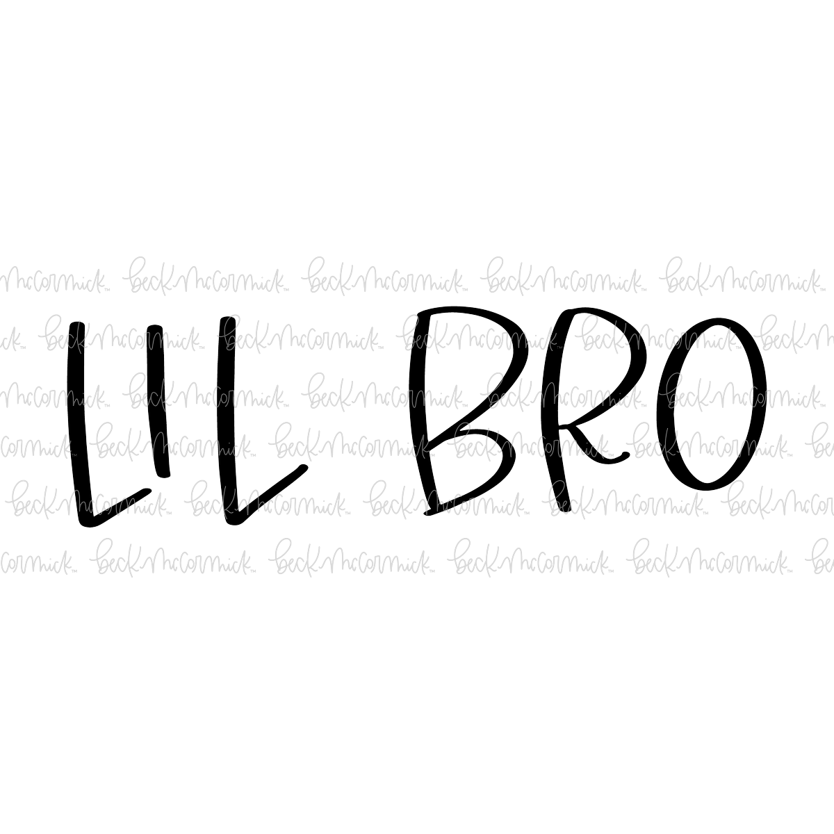 Lil Bro - Family SVG File