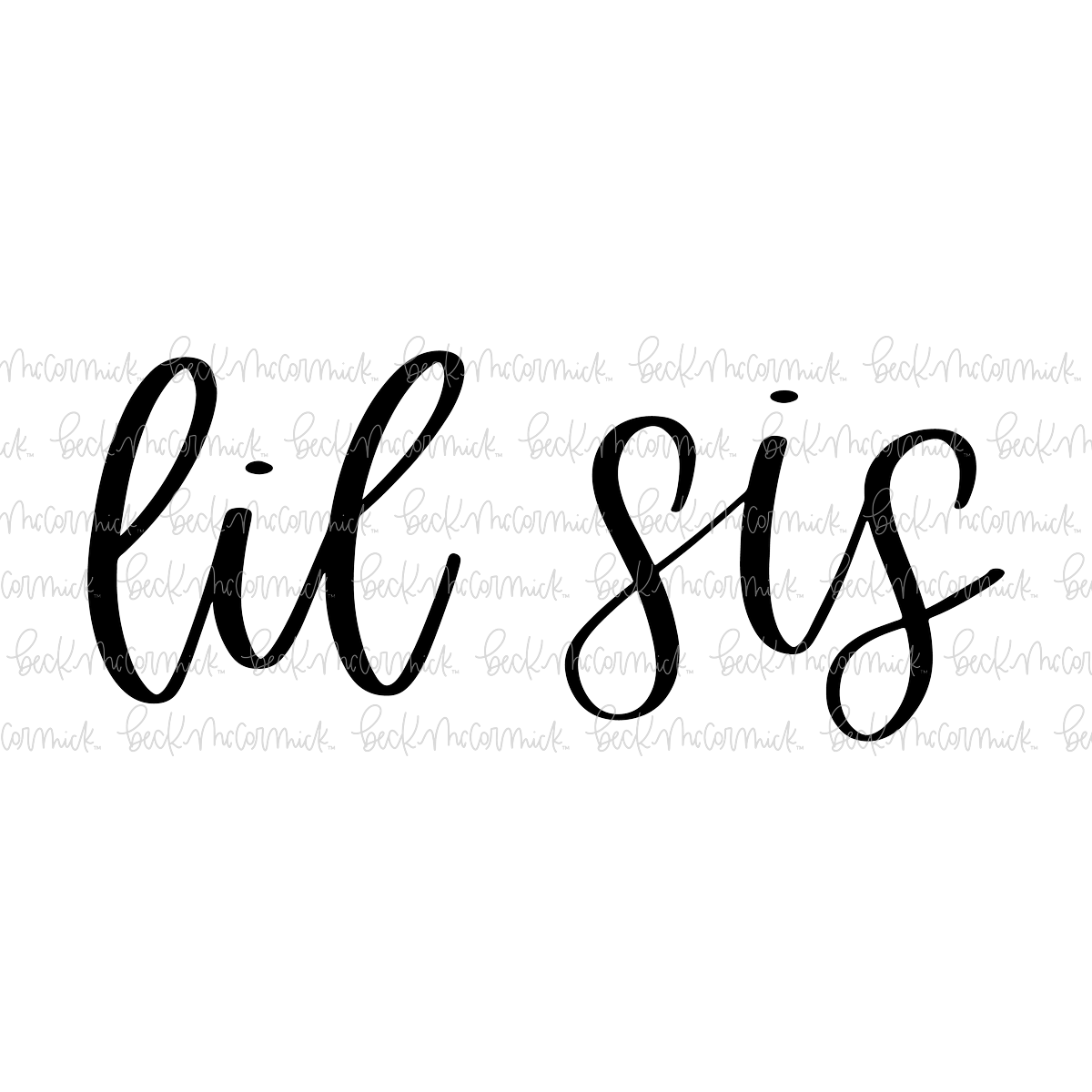 Lil Sis 2 - Family SVG File