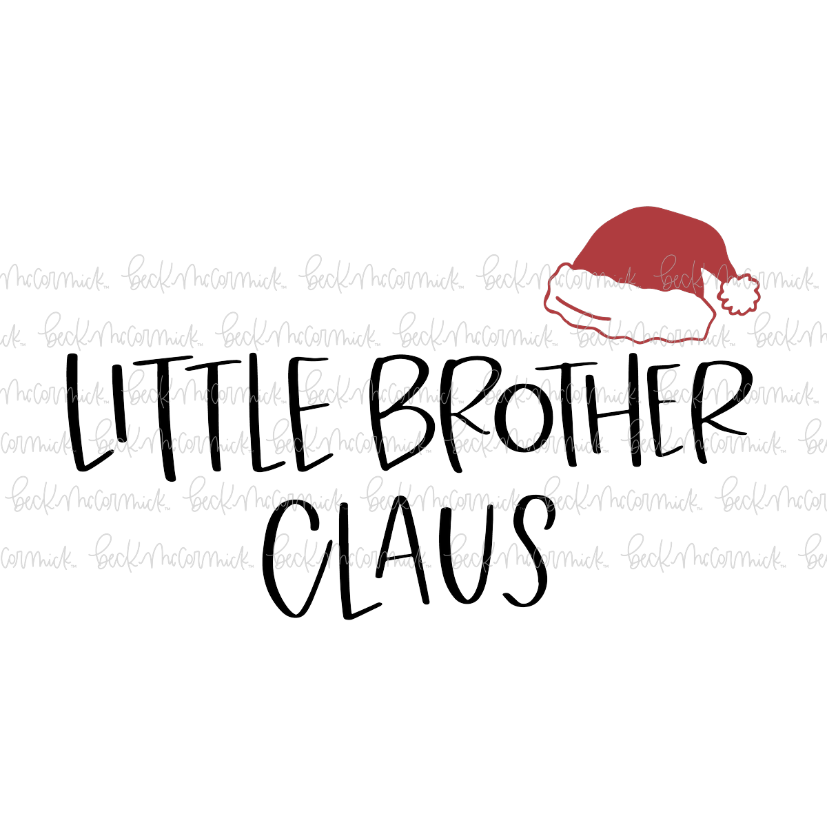 Little Brother Claus - Christmas SVG File
