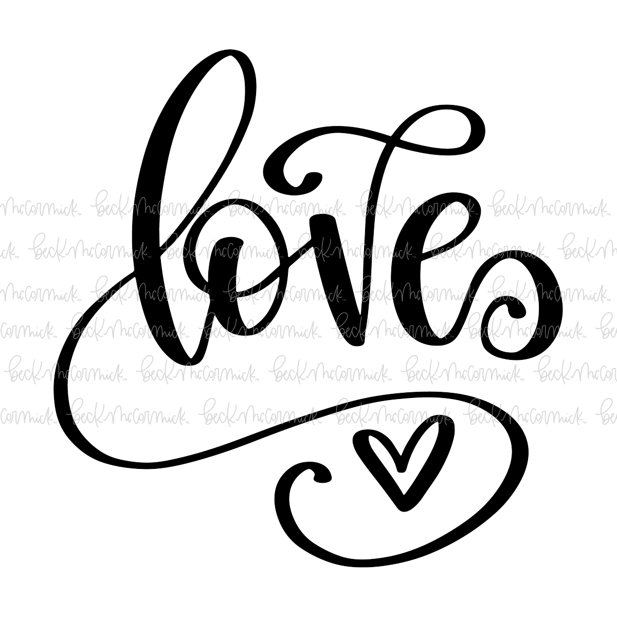 Love 2 - Family SVG File, Home SVG File
