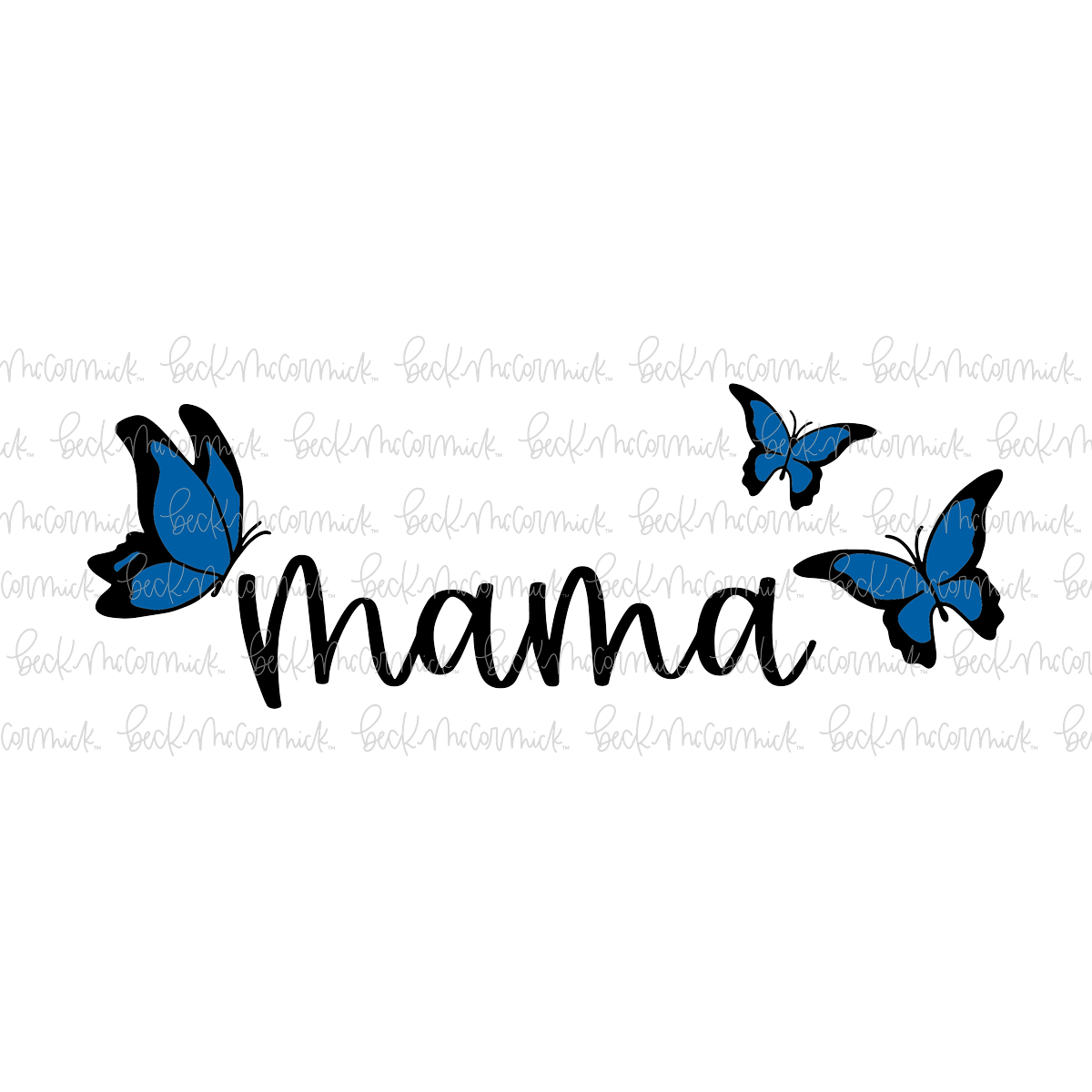 Mama Butterflies - Family SVG File