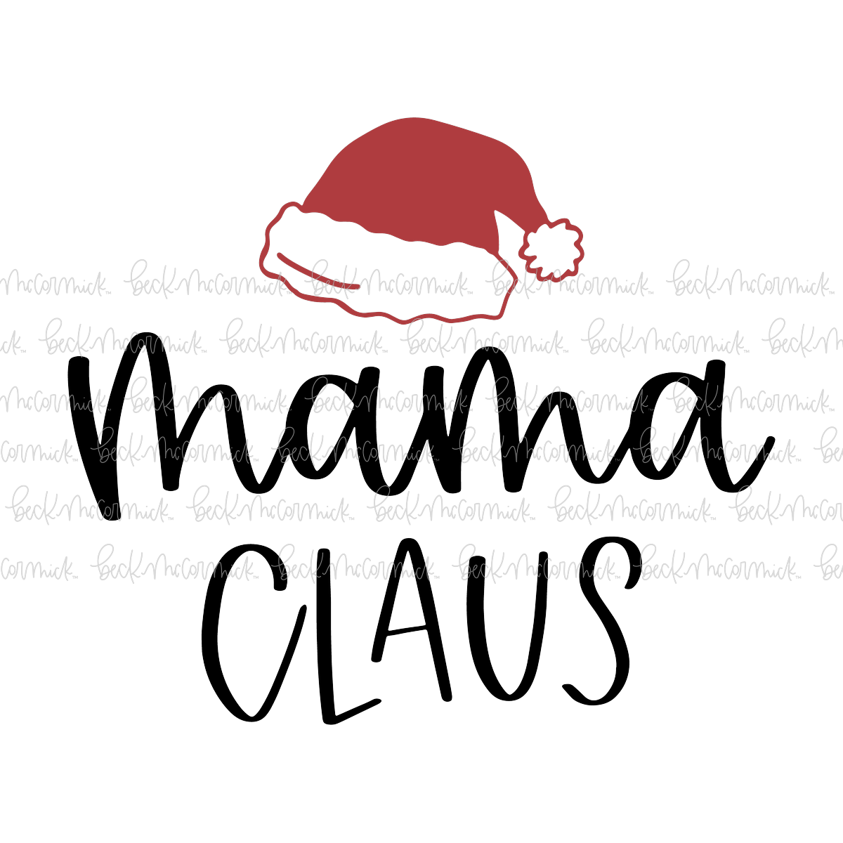 Mama Claus - Christmas SVG File