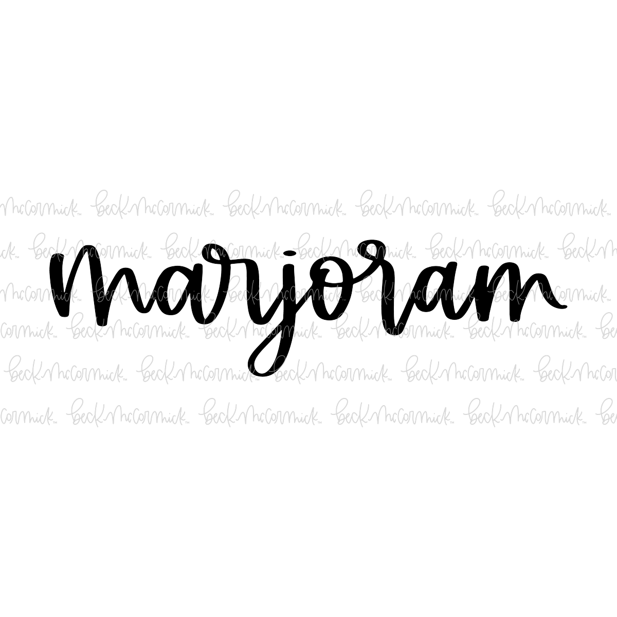 Marjoram - Spice SVGs, Kitchen SVGs, Label SVGs