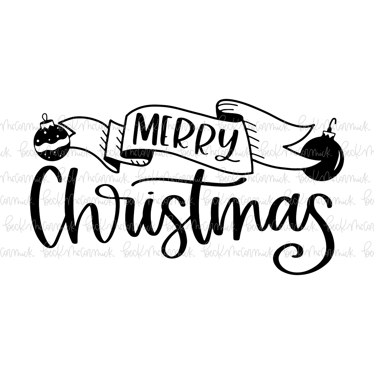 Merry Christmas - Christmas SVG File