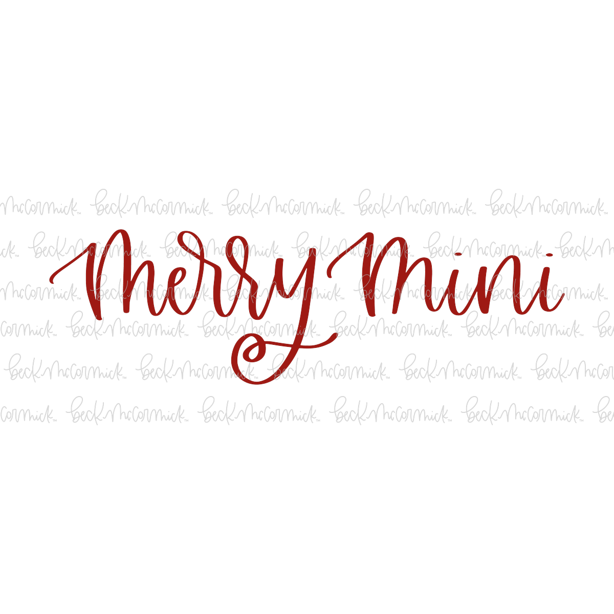 Merry Mini 2 - Christmas SVG File