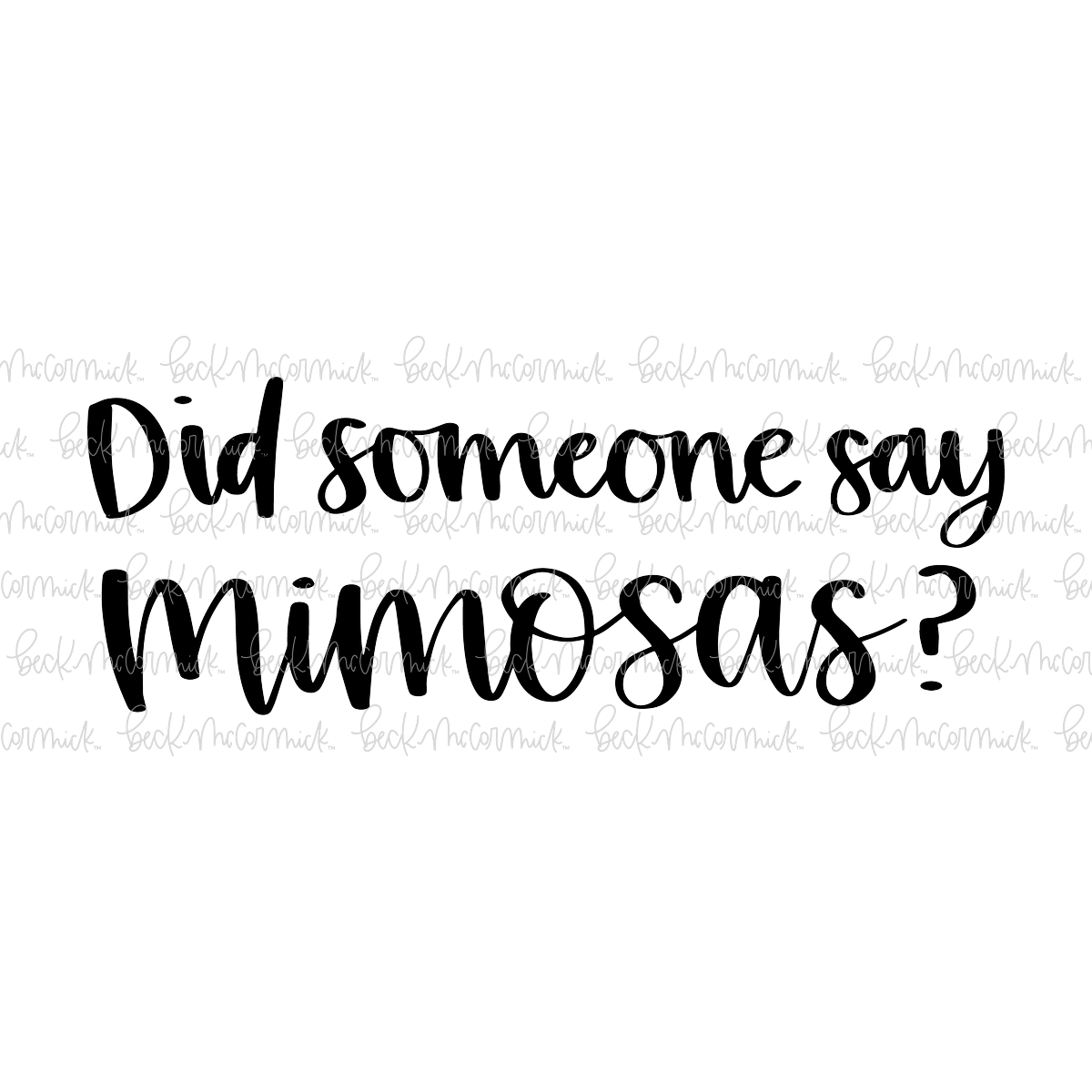Mimosas - Alcohol SVG File, Boozy SVG File