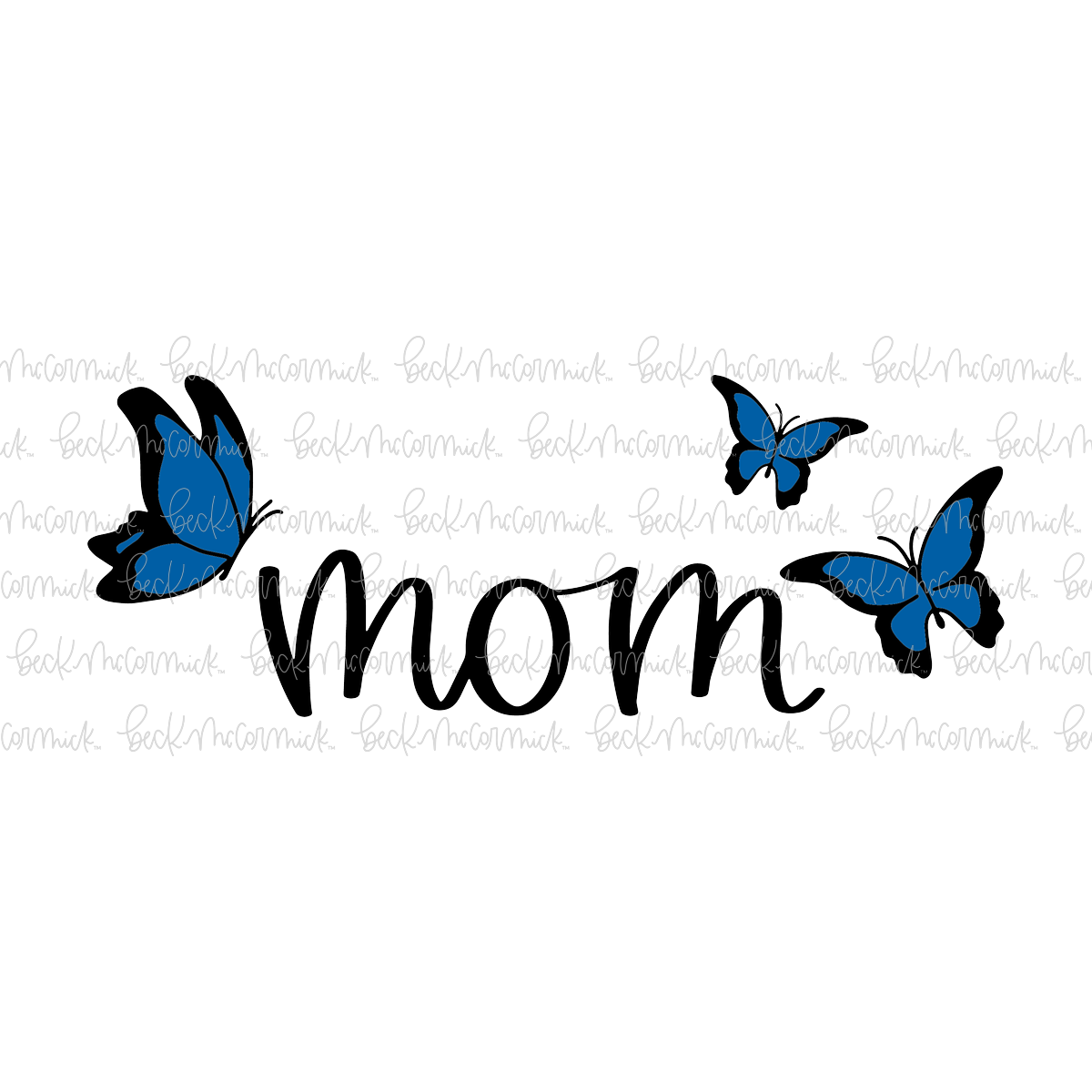 Mom Butterflies - Family SVG File