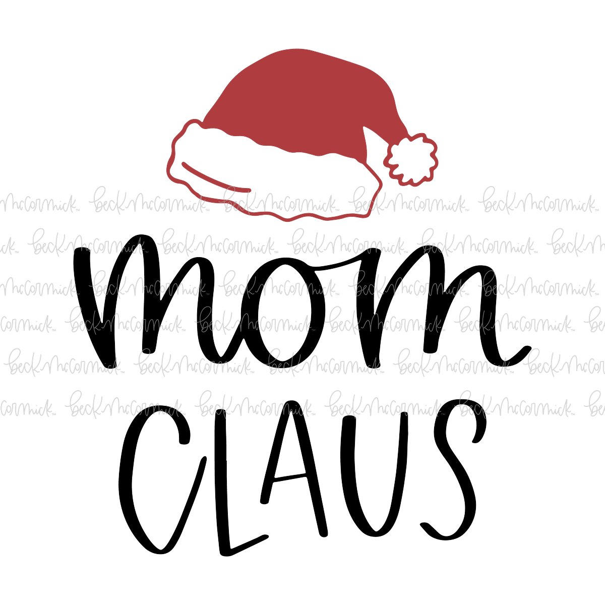 Mom Claus - Christmas SVG File