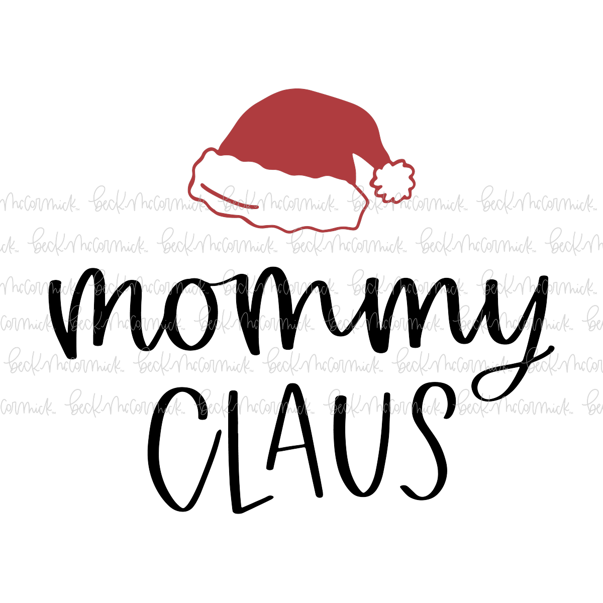 Mommy Claus - Christmas SVG File