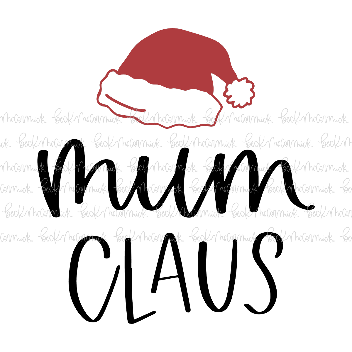 Mum Claus - Christmas SVG File