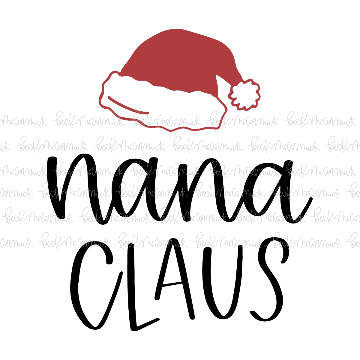 Nana Claus - Christmas SVG File