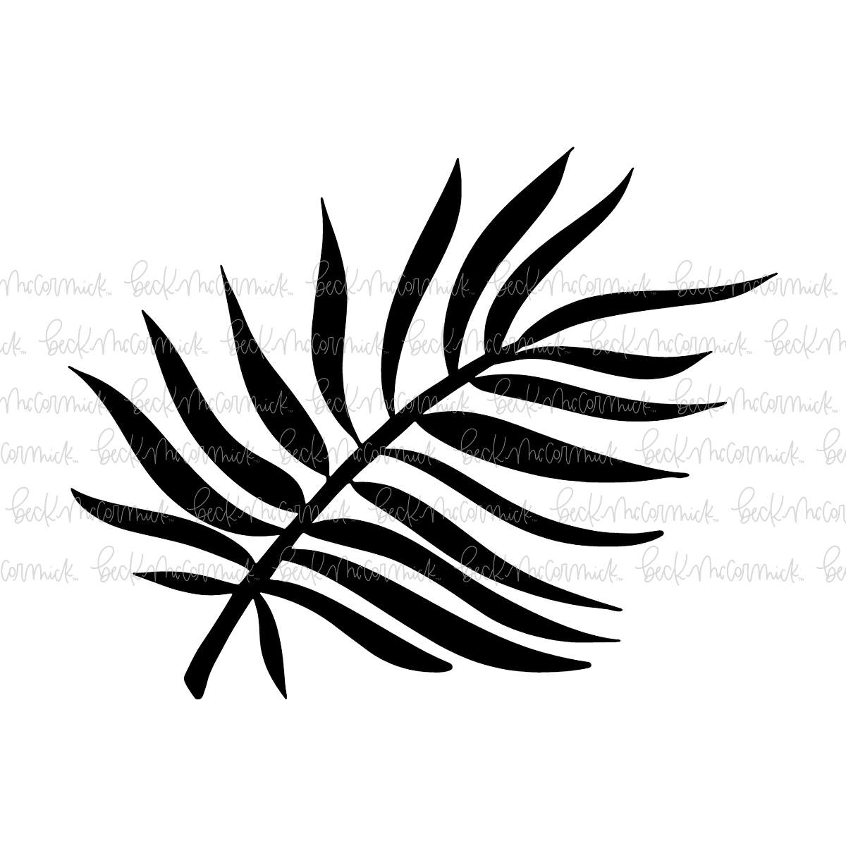 Palm Branch - Doodle SVG, Graphics