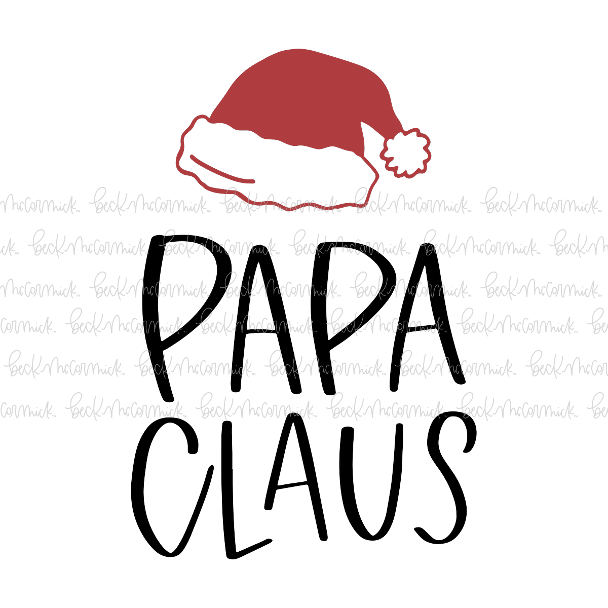 Papa Claus - Christmas SVG File