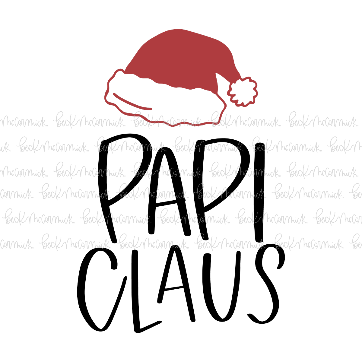 Papi Claus - Christmas SVG File