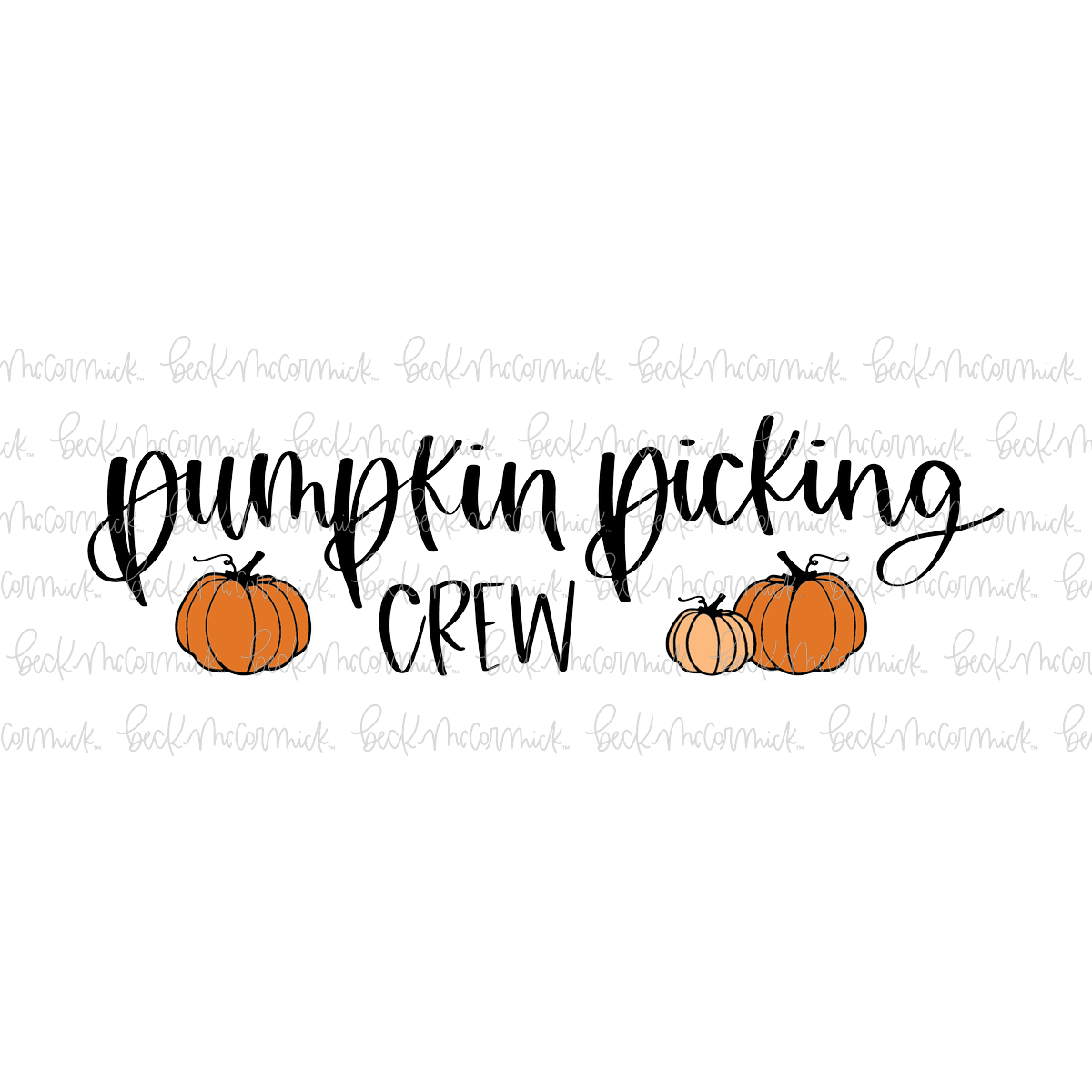 Pumpkin Picking Crew - Halloween SVG File