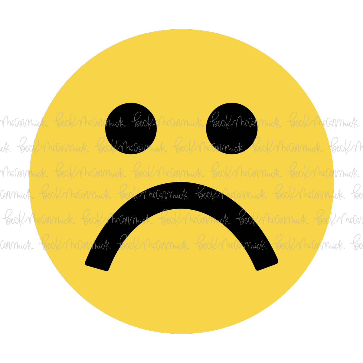 Sad Face - Doodle SVG, Graphics